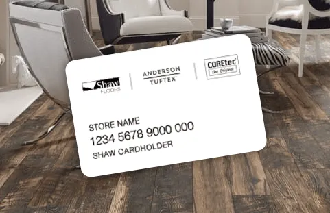 Financing card | Winton Flooring & Design